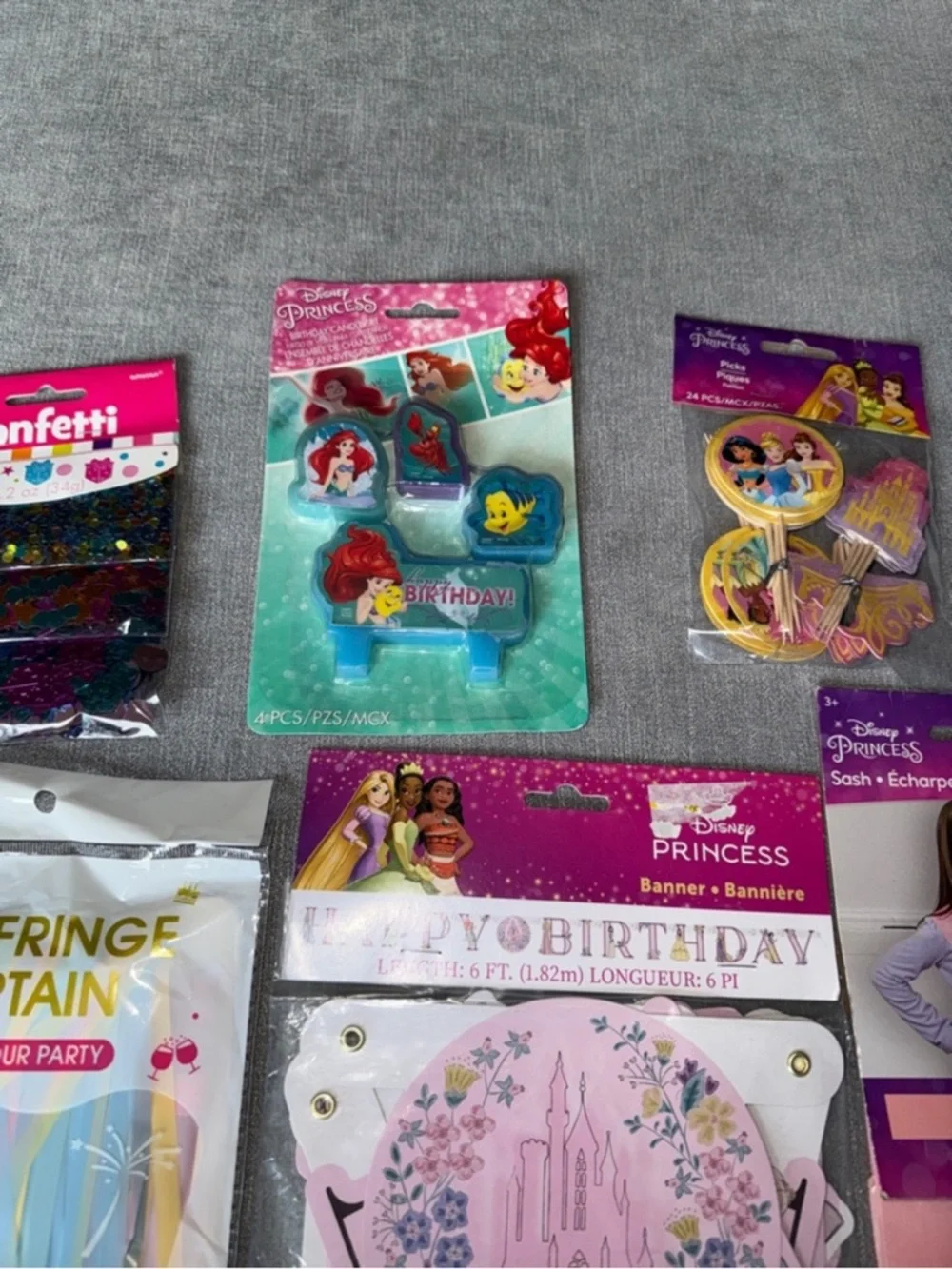 Disney Princess Happy Birthday Party Decorations